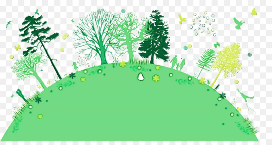 Paisaje Verde，Paisaje PNG