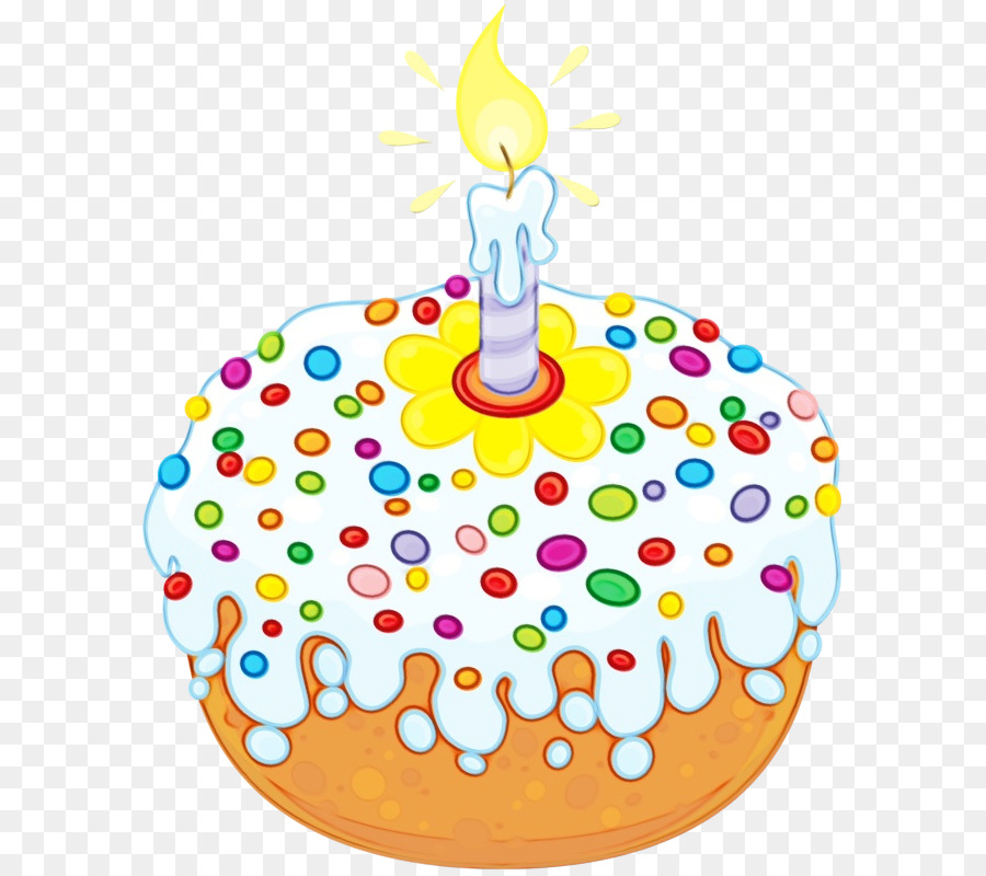 Vela De Cumpleaños，Pastel PNG