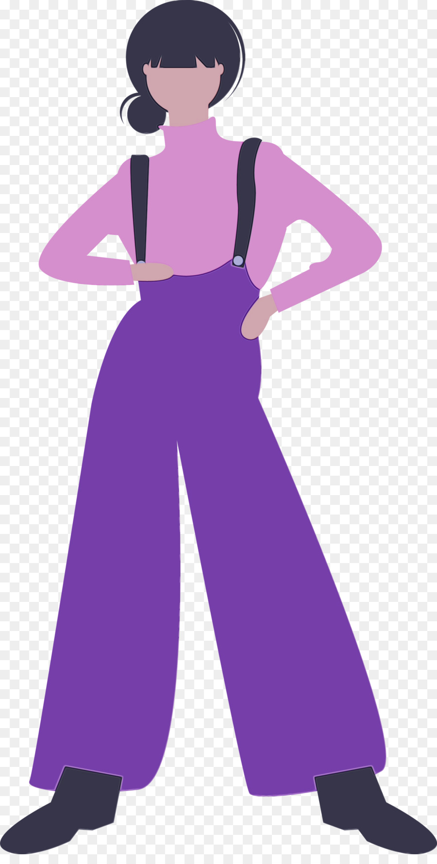 Violeta，Ropa PNG