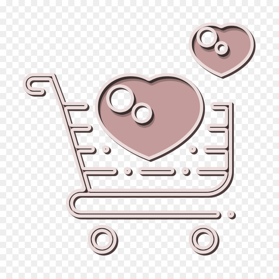 Corazón，Carrito De La Compra PNG