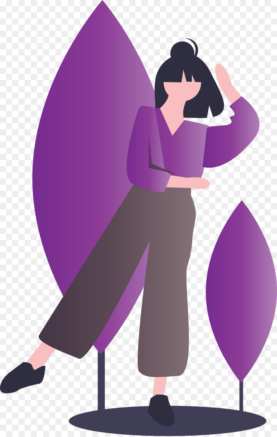 Violeta，Morado PNG