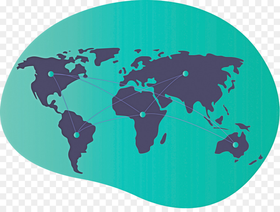 Mapa Mundial，Continentes PNG