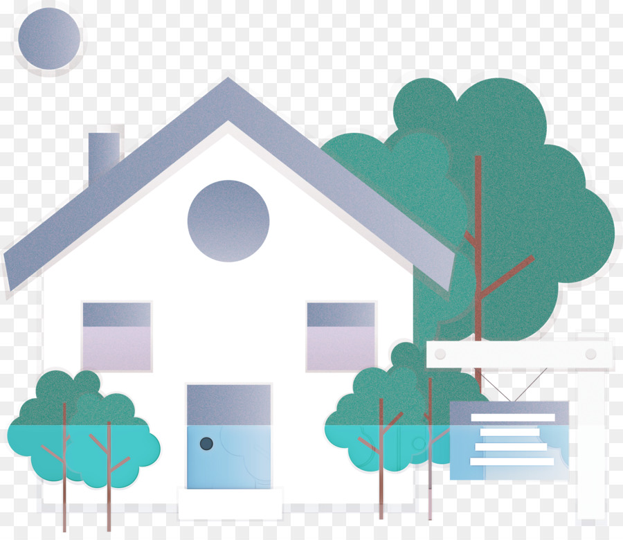 Casa Con Arbol，Casa PNG