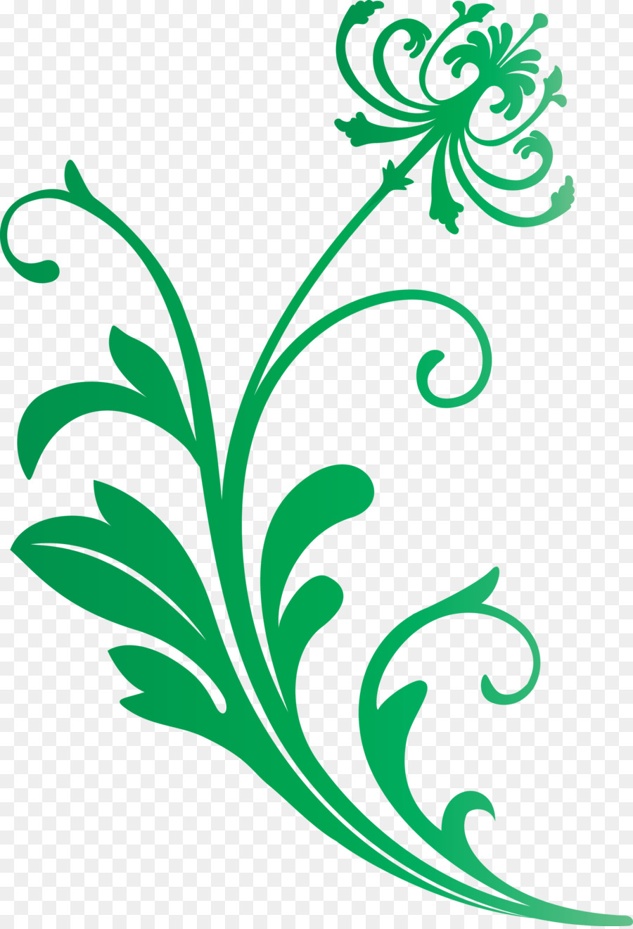 Diseño Floral，Hojas PNG