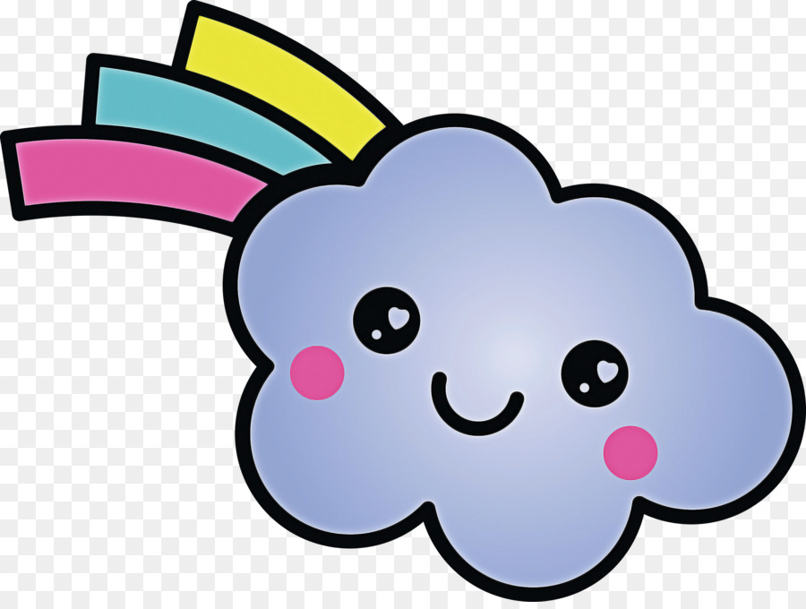 Nube Rosa，Arcoíris PNG