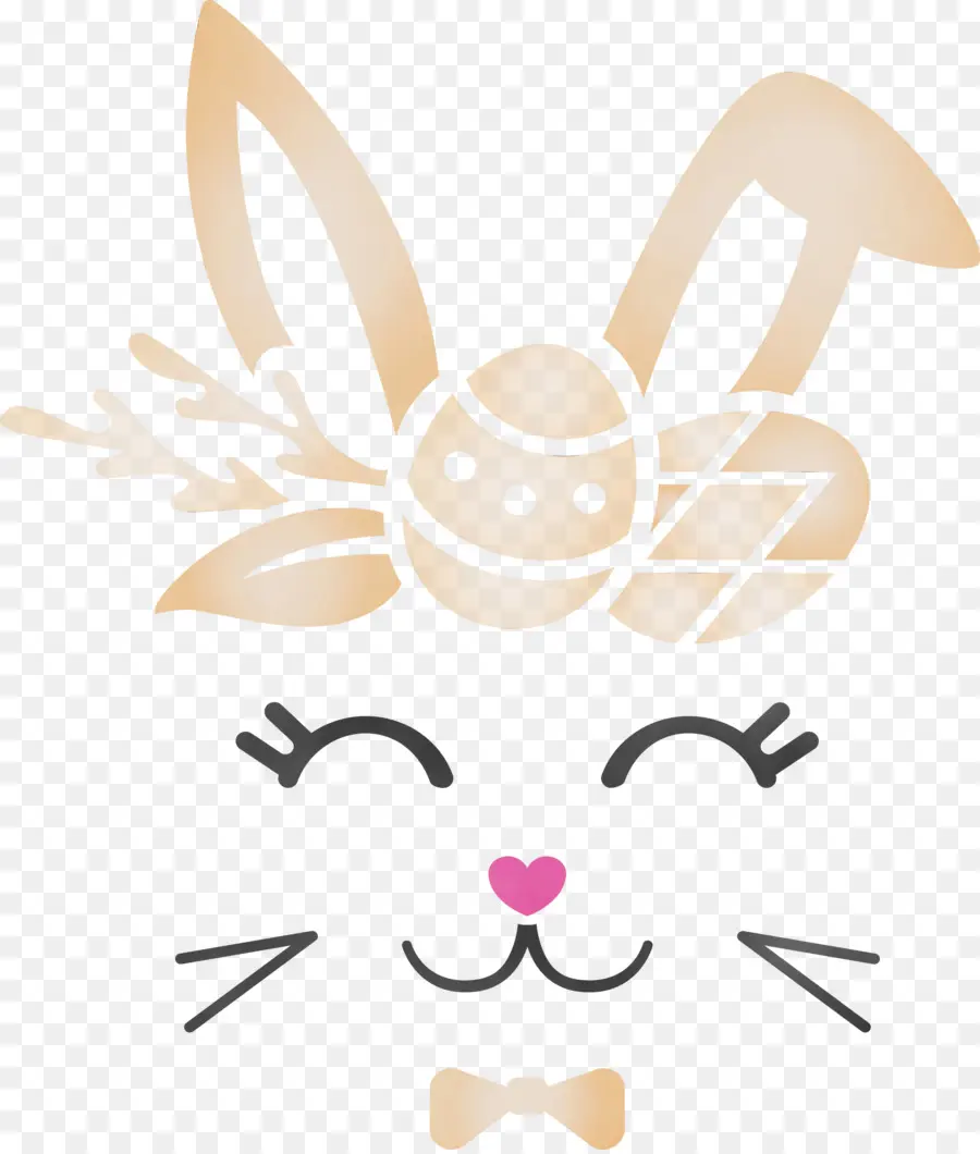 Cara De Conejito De Pascua，Conejito PNG