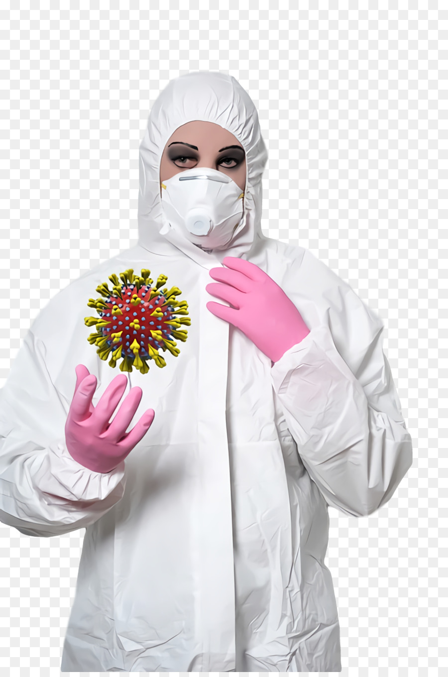 Modelo De Virus，Traje Protector PNG