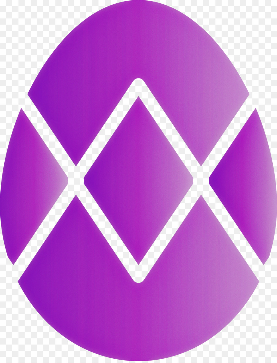 Huevo De Pascua Morado，Decoración PNG