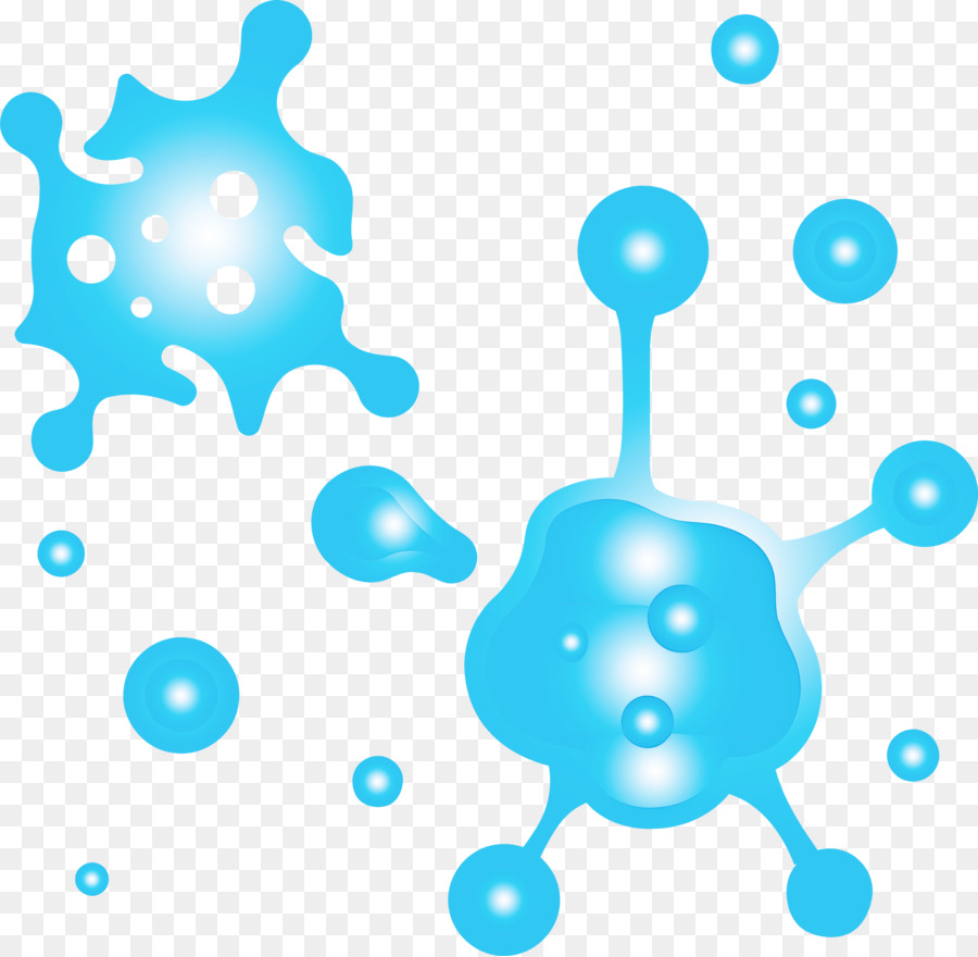 Bacterias Azules，Gérmenes PNG