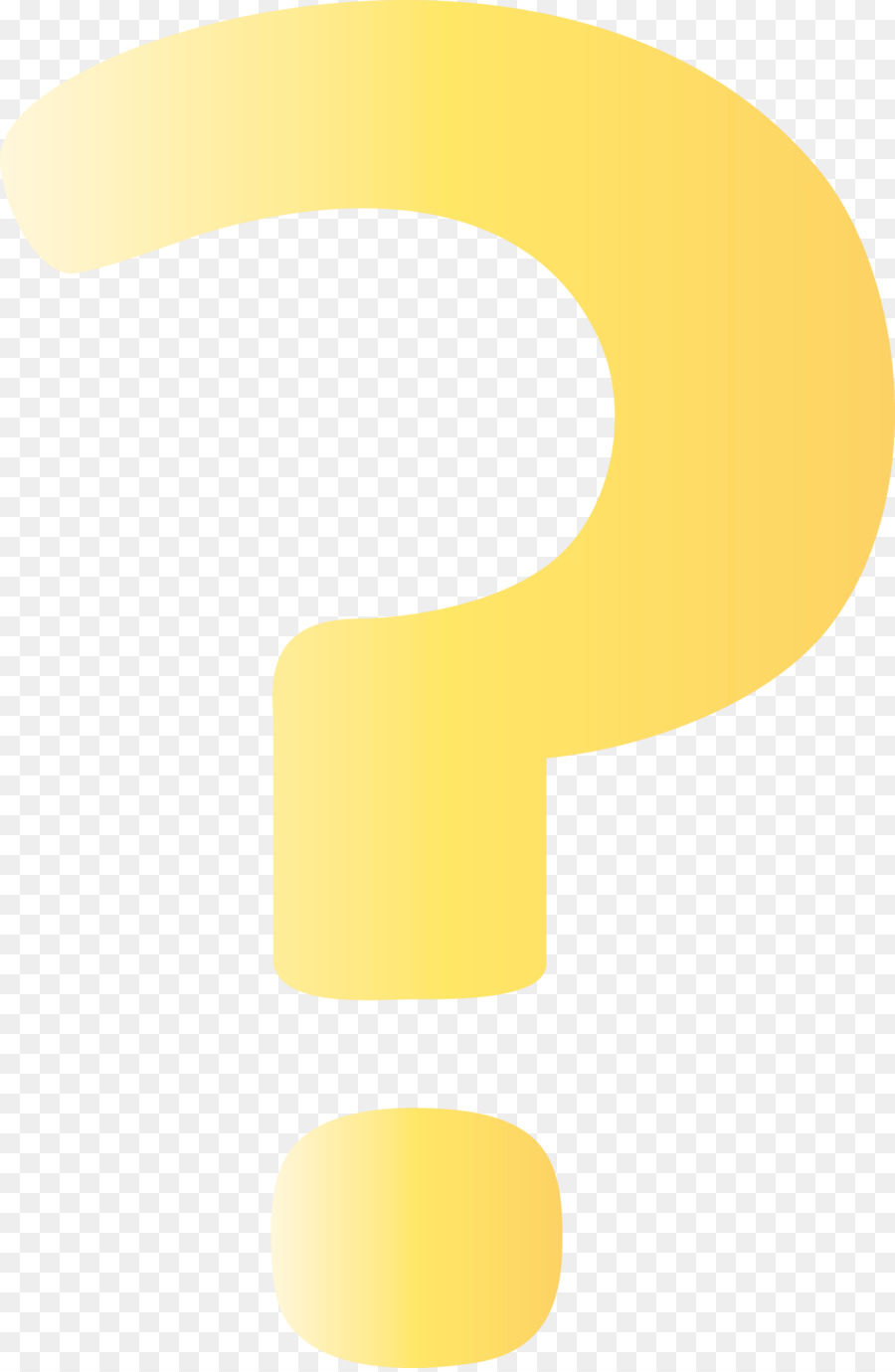 Signo De Interrogación De Oro，Consulta PNG