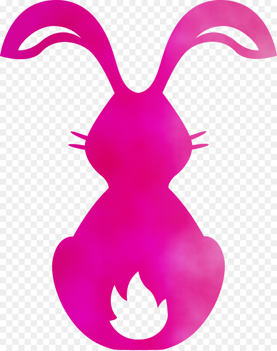 Silueta De Conejo，Conejito PNG