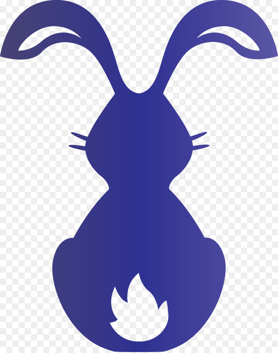 Silueta De Conejo，Conejito PNG