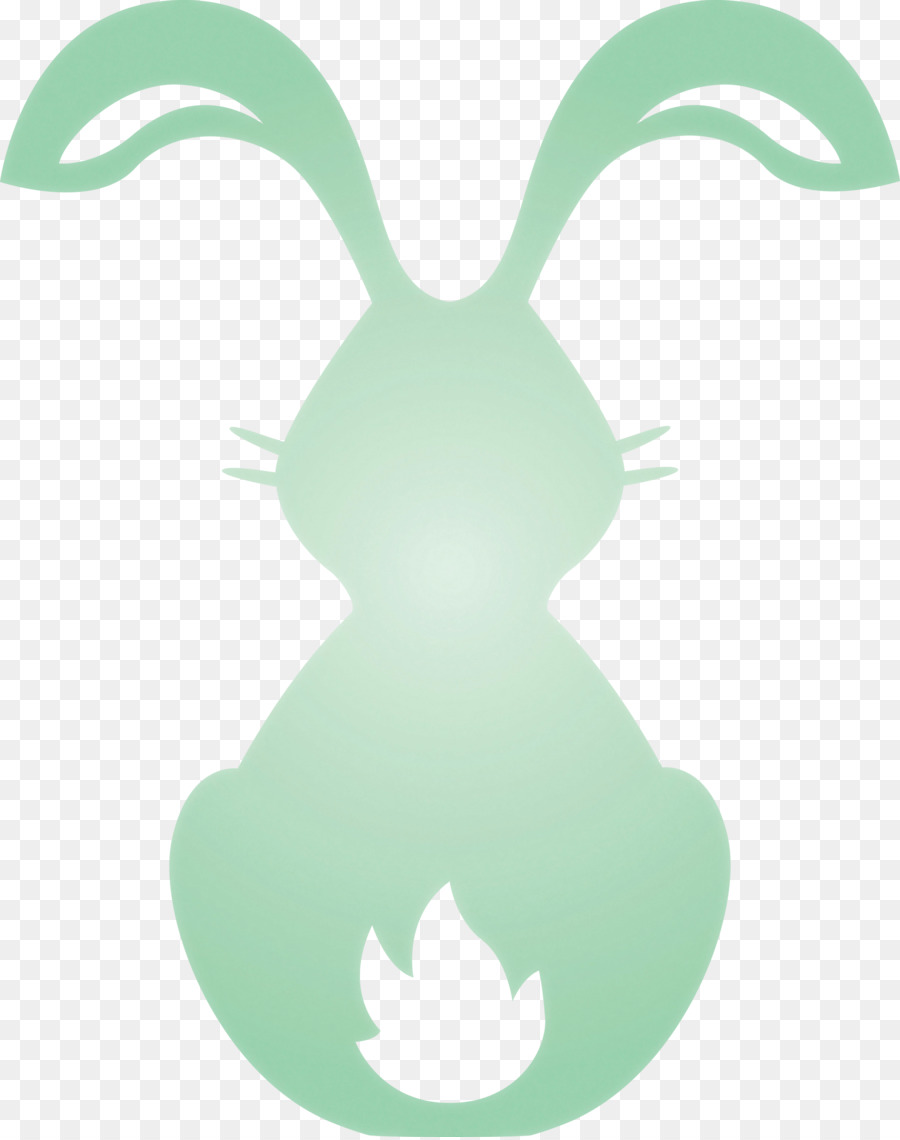 Silueta De Conejo，Conejito PNG