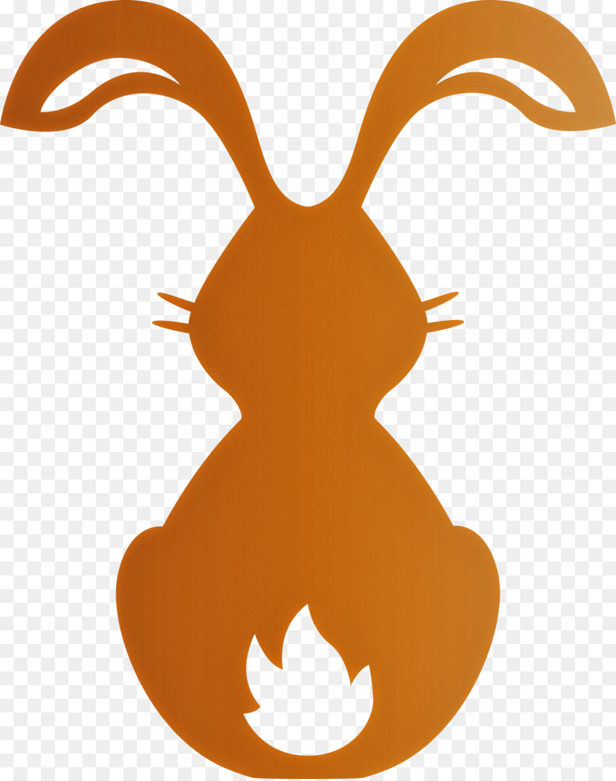 Silueta De Conejo，Conejito PNG