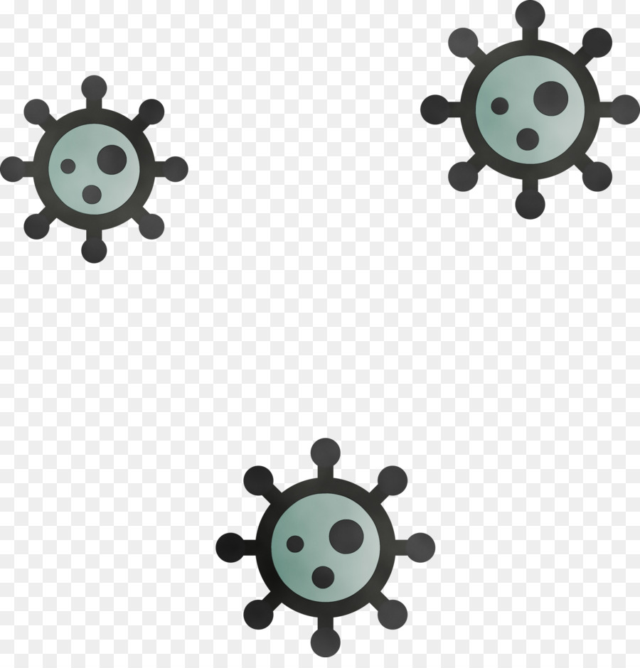 Iconos De Virus Morados，Gérmenes PNG