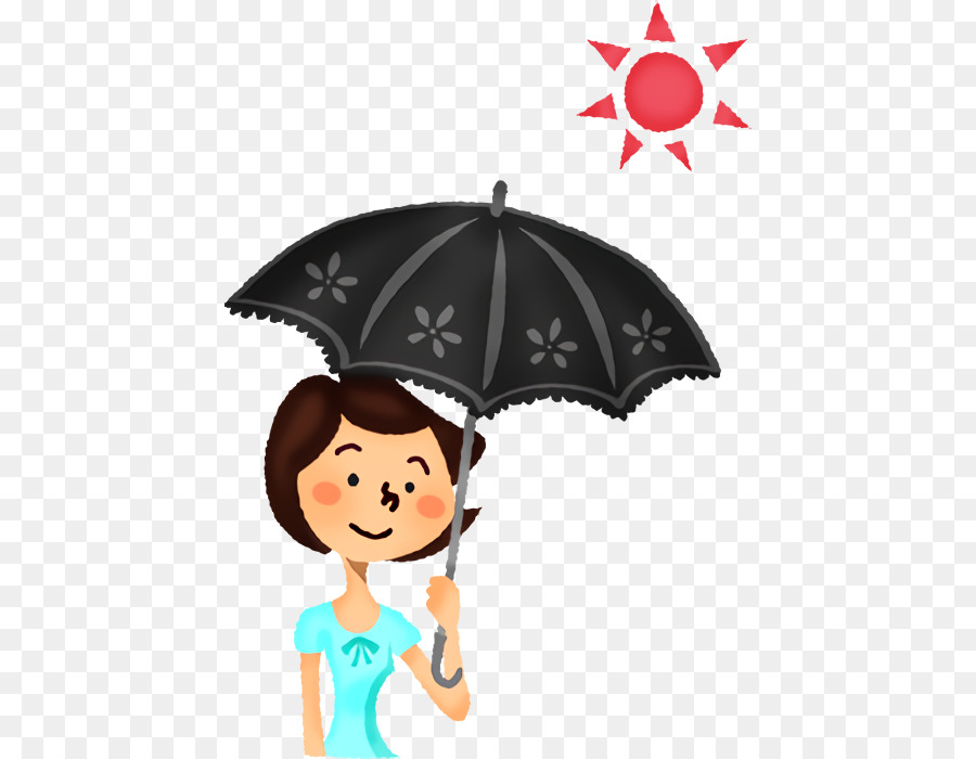 Mujer Con Paraguas，Sol PNG