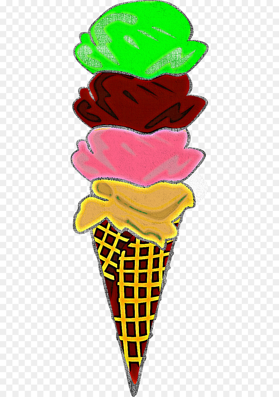 Cono De Helado，Frozen Postre PNG