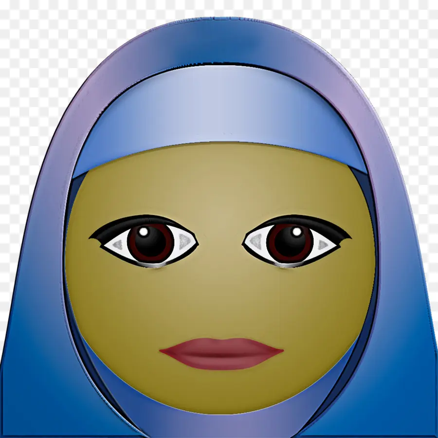 Emoji Con Hijab，Rostro PNG