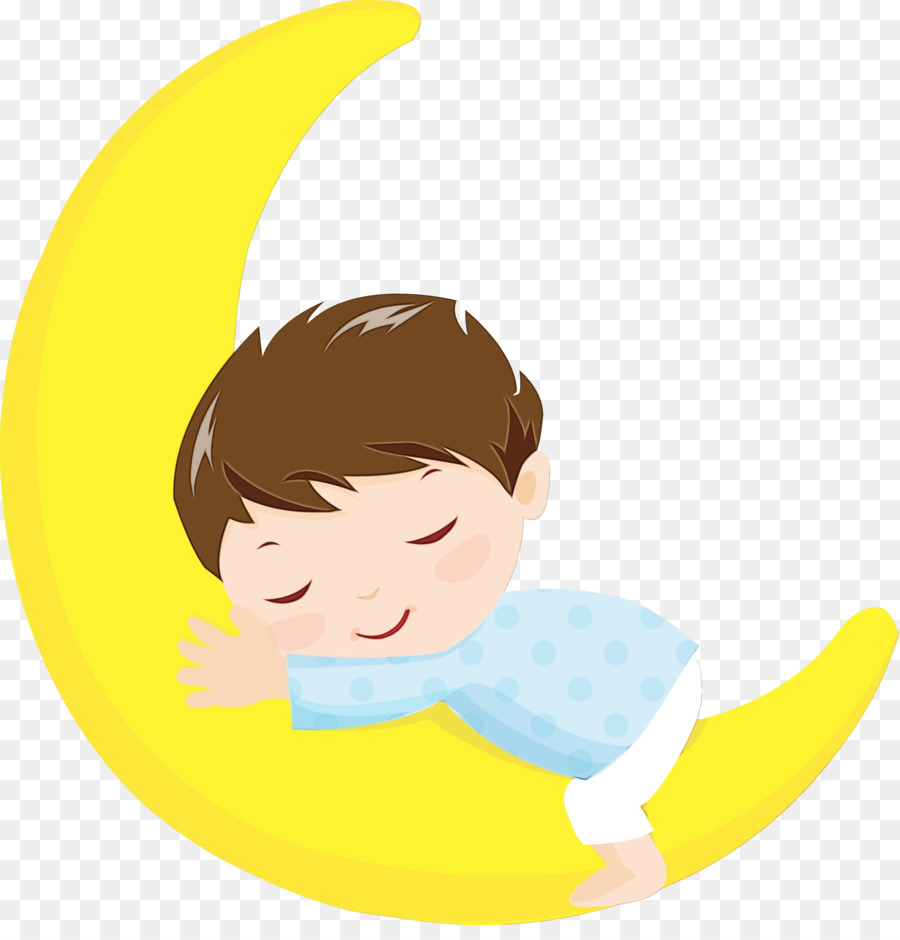 Niño Durmiendo，Luna PNG