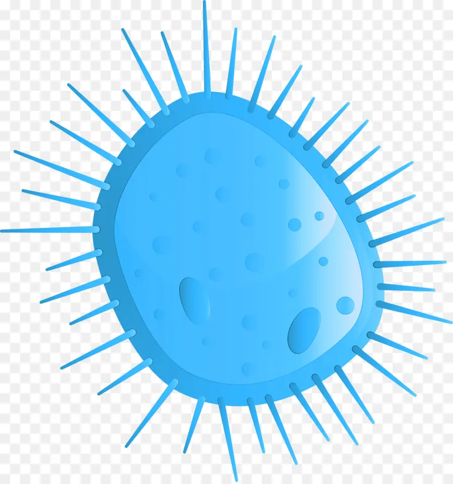 Virus，Azul PNG