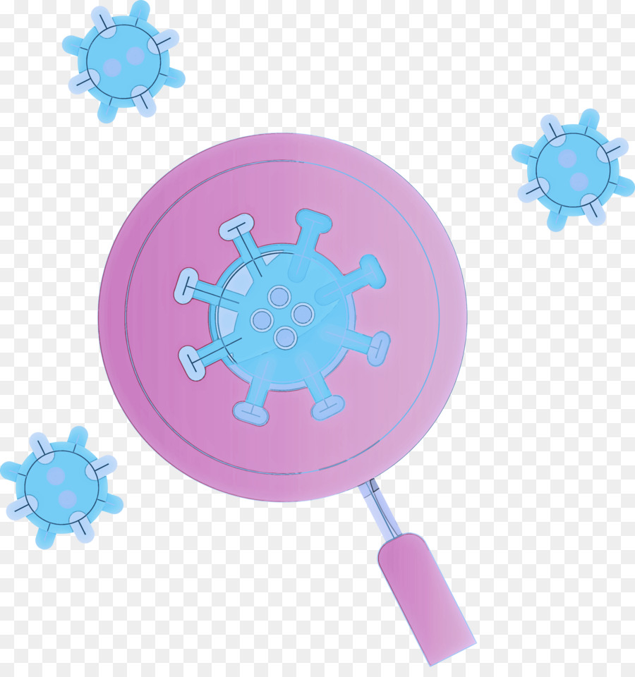 Ilustración De Virus，Microscopio PNG