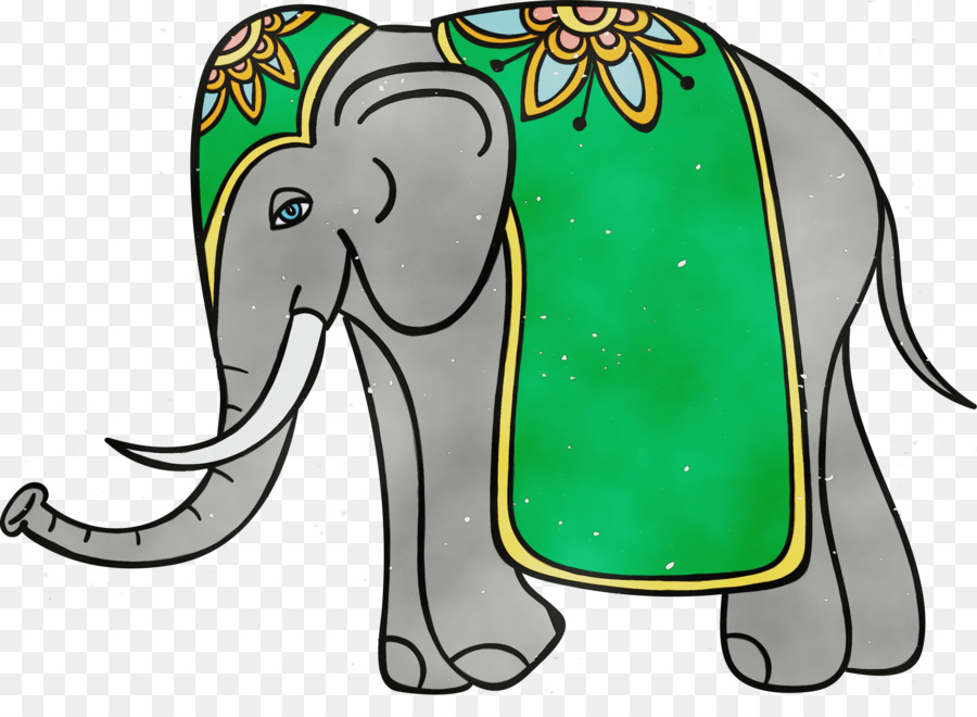 Elefante Decorativo，Vistoso PNG