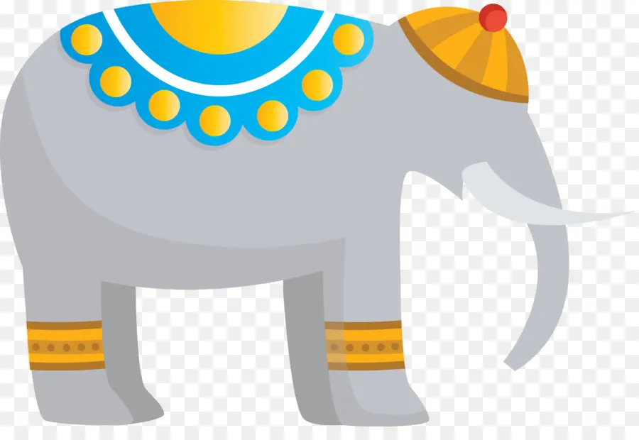 Elefante Decorado，Elefante PNG