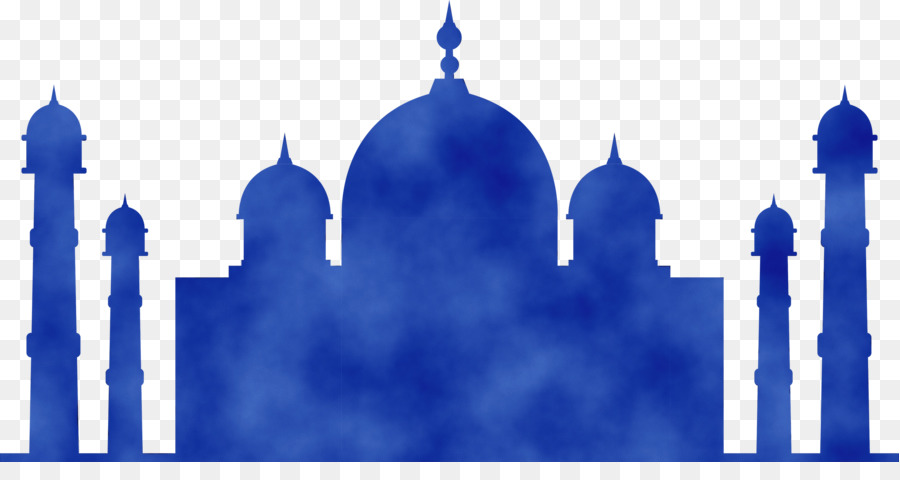 Silueta De La Mezquita Azul，Silueta PNG