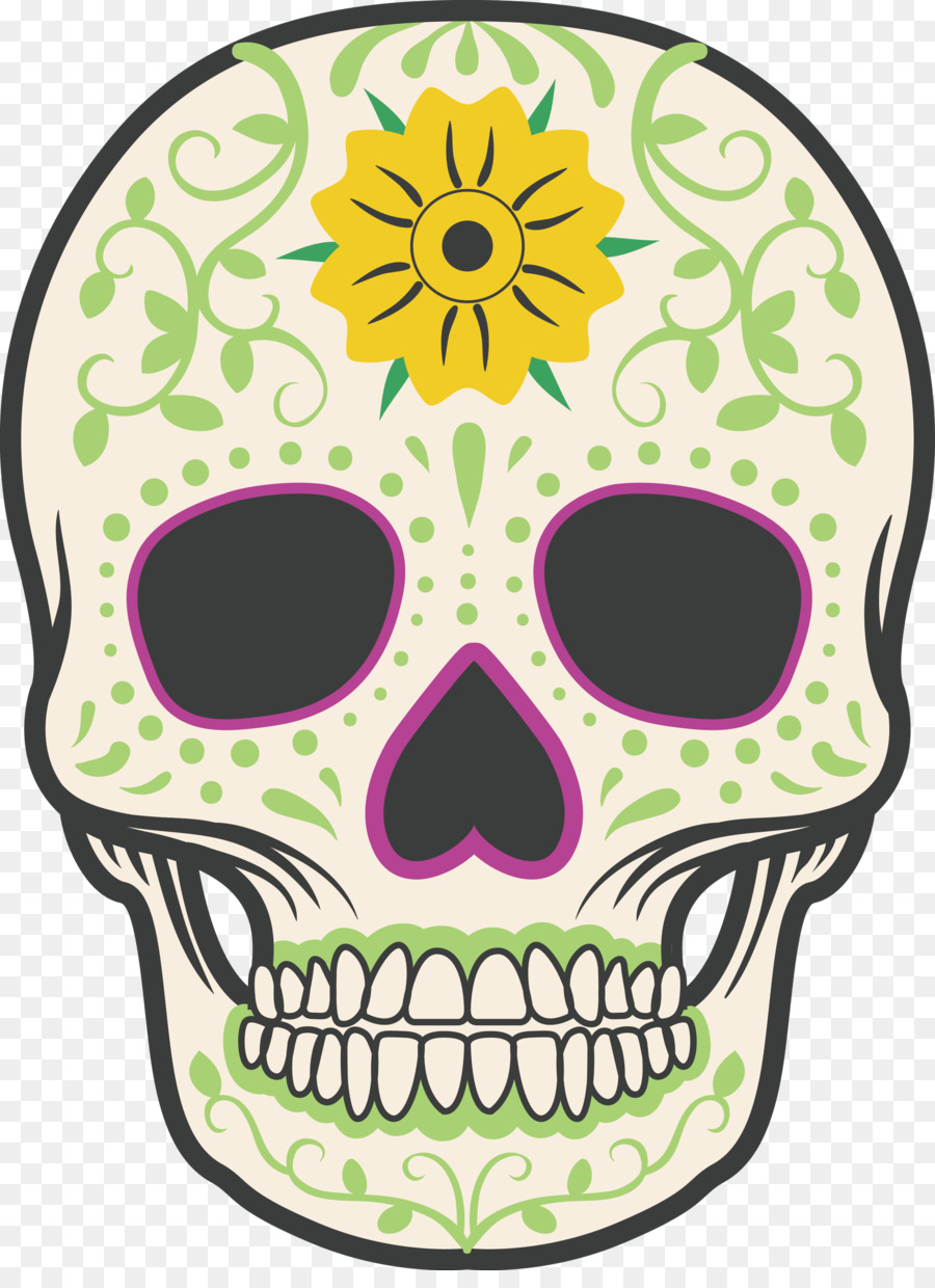 Día De Los Muertos，Calavera PNG