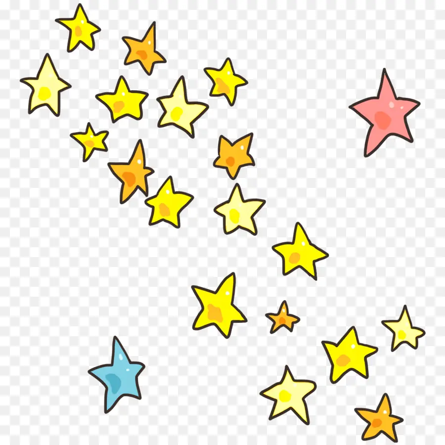 Estrellas，Azul PNG