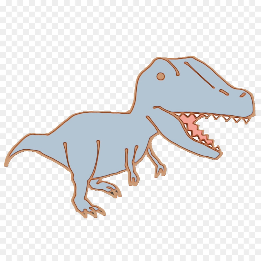 Tyrannosaurus，Velociraptor De Pie PNG