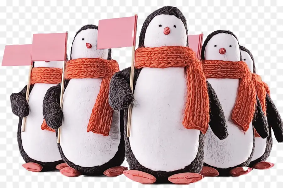 Pingüinos，Bufandas PNG