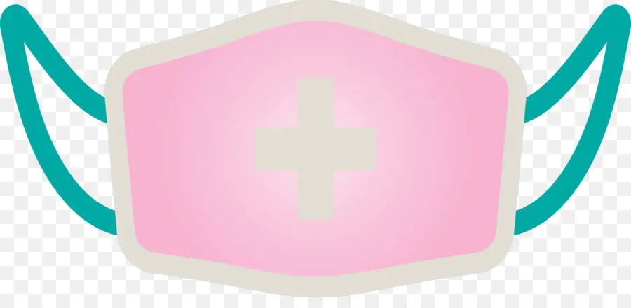 Máscara Médica Rosa，Protección PNG