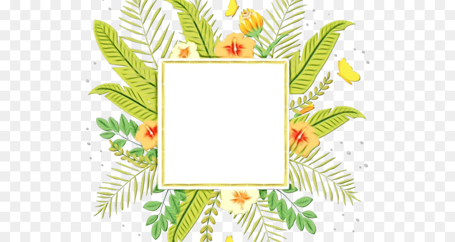 Diseño Floral，Marco De Imagen PNG