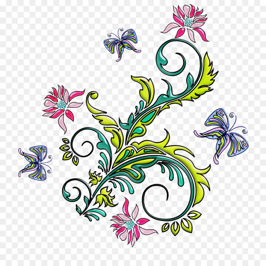 Diseño Floral，Artes Visuales PNG