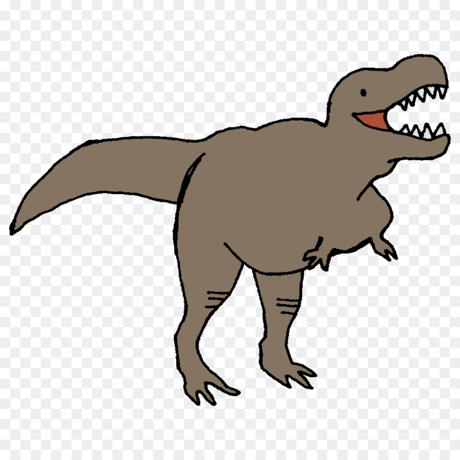 Tyrannosaurus，Velociraptor De Pie PNG