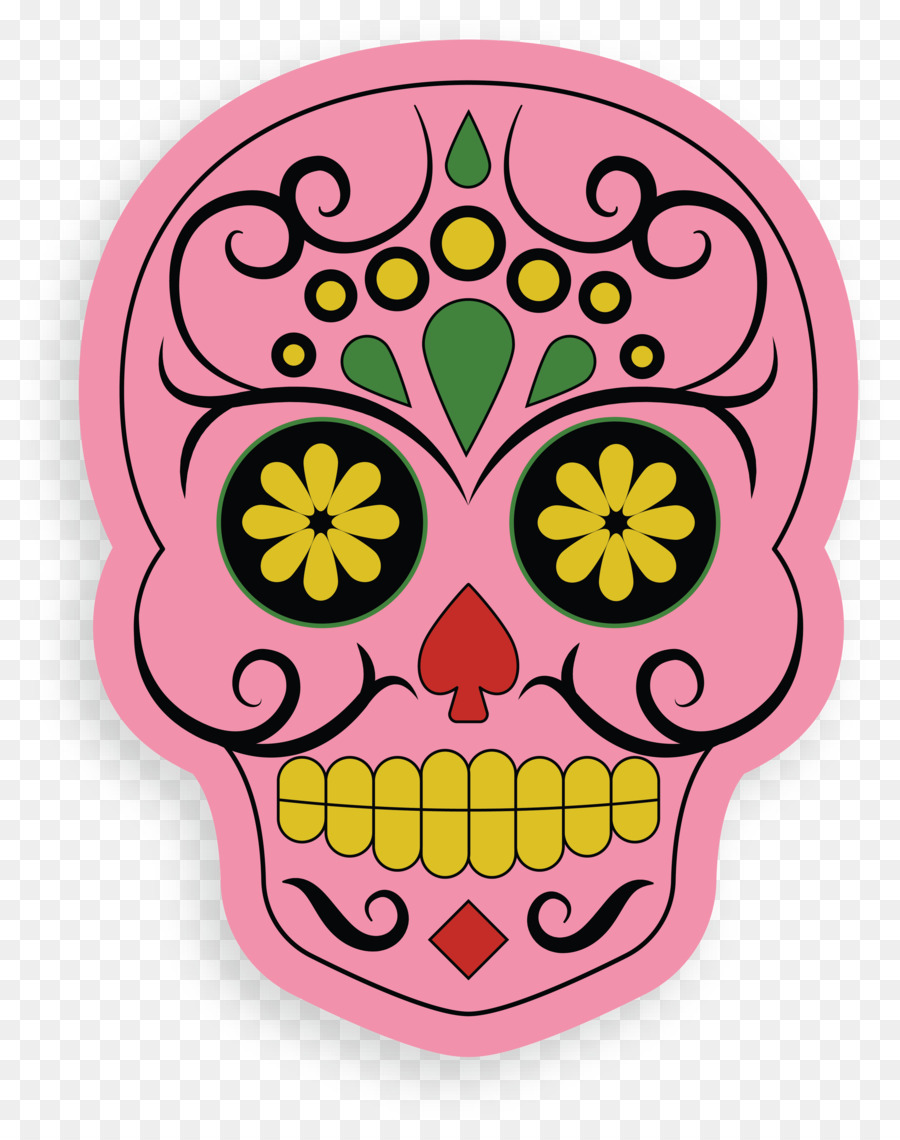 Día De Los Muertos，Micro Pegatinas PNG