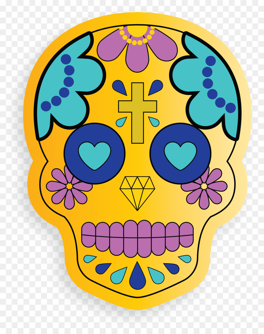 Día De Los Muertos，Calavera PNG