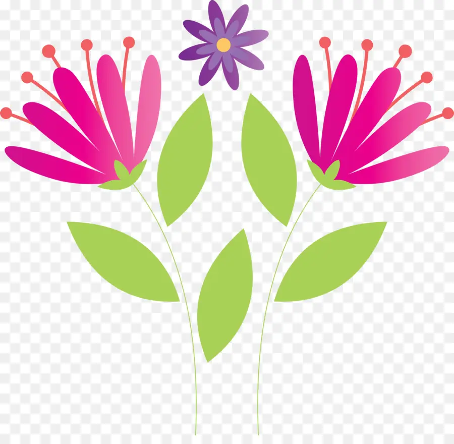 Flores Rosadas，Florecer PNG