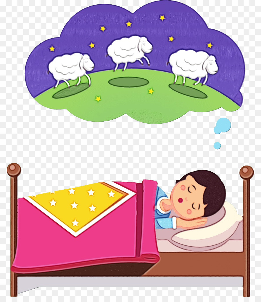 Niño Durmiendo，Cama PNG