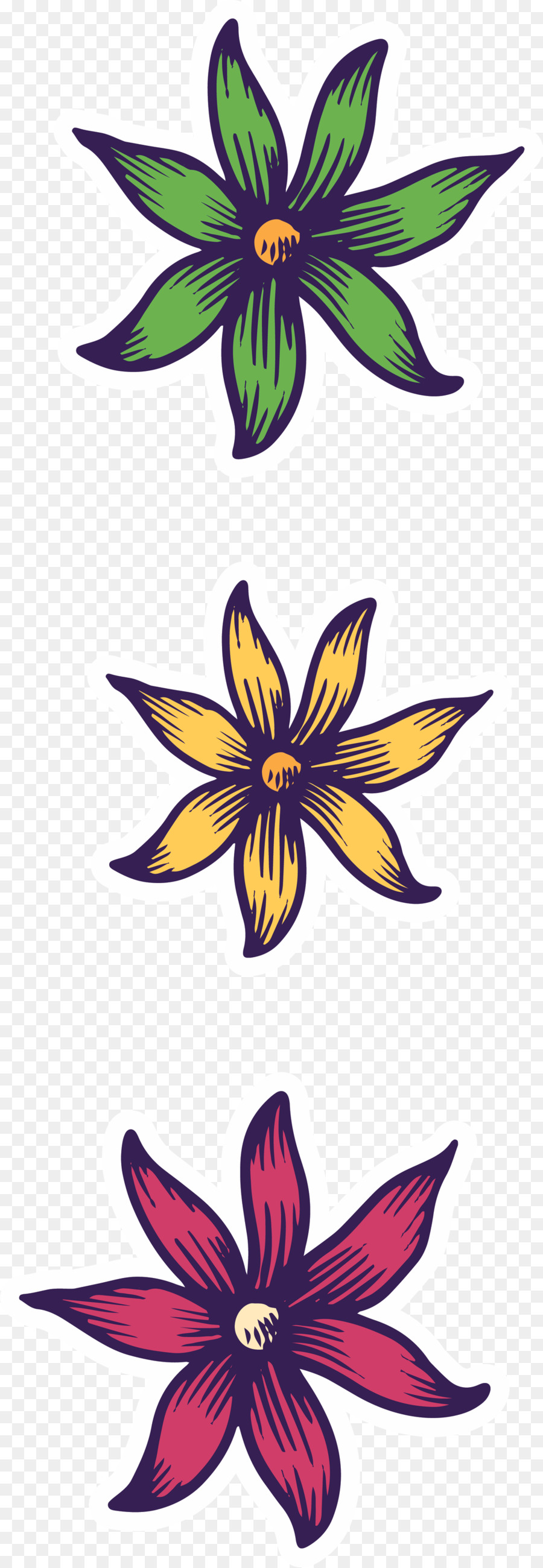 Diseño Floral，Tallo De La Planta PNG