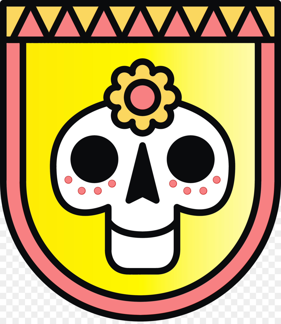 Calavera De Azúcar，Dia De Muertos PNG