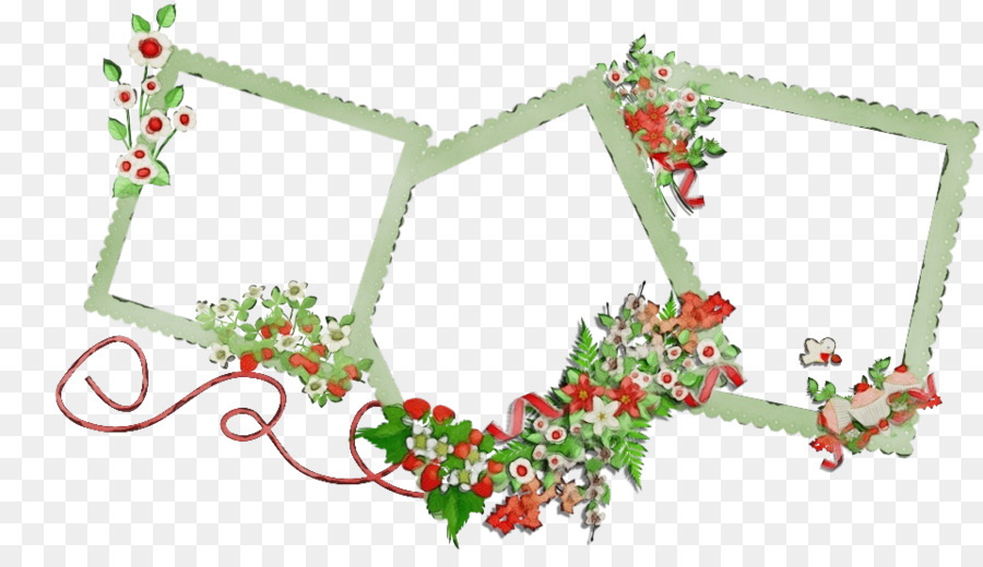 Diseño Floral，Adorno De Navidad PNG