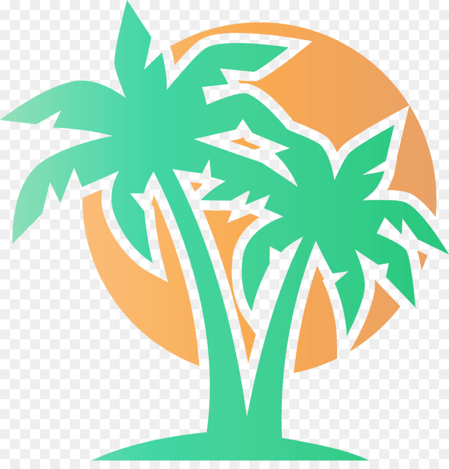 Palmera，Sol PNG