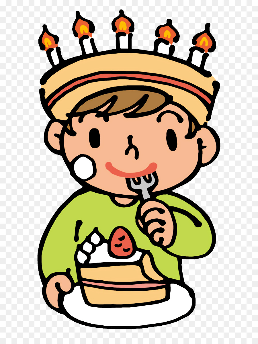 Niño Con Pastel，Cumpleaños PNG