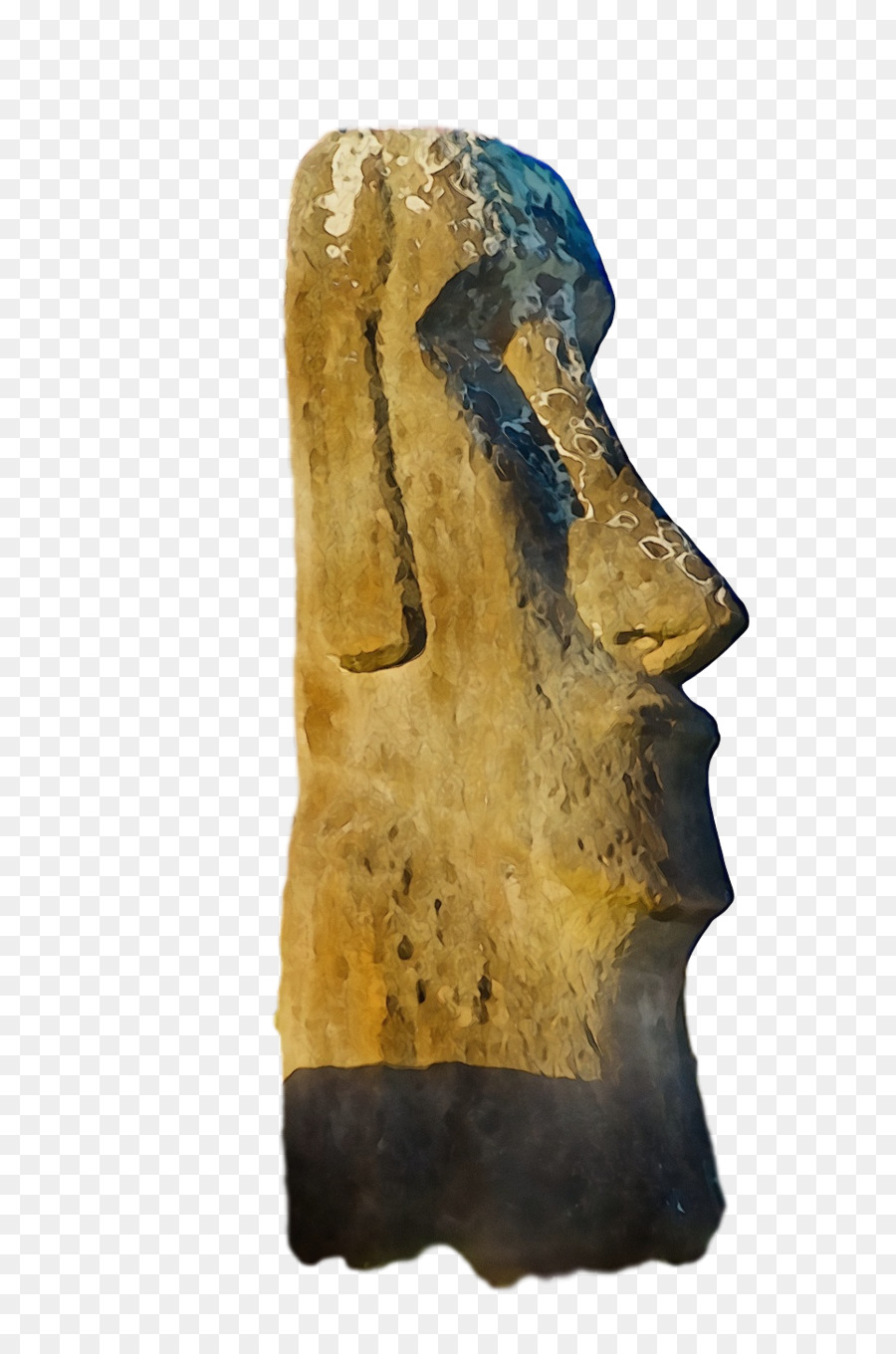 Estatua Moái，Piedra PNG