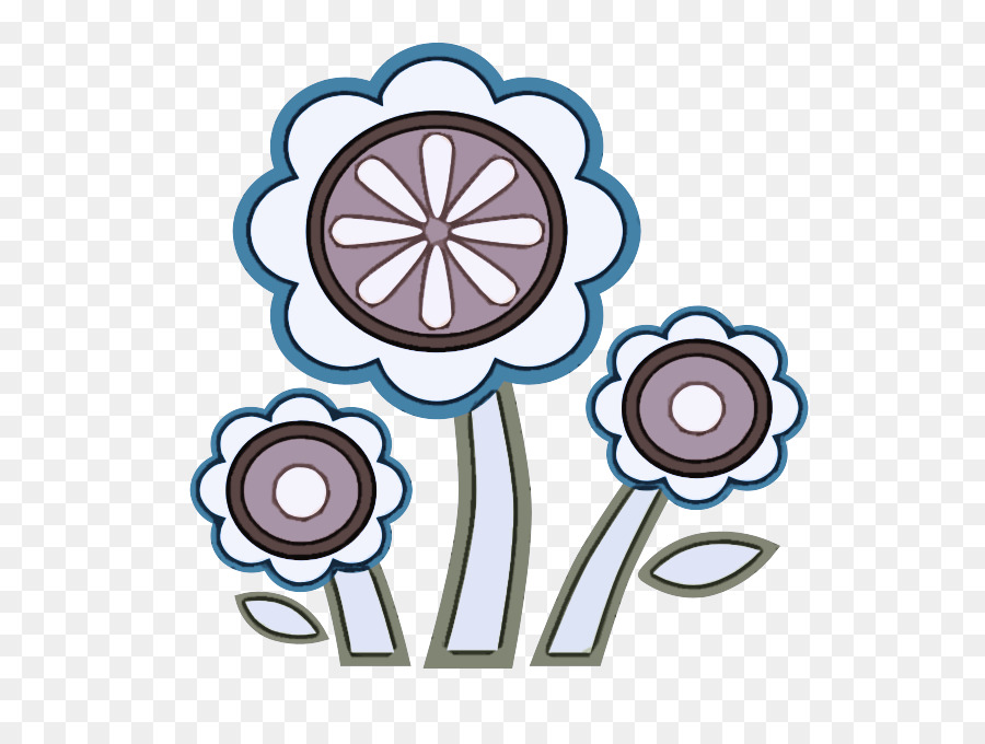 Flores，Azul PNG