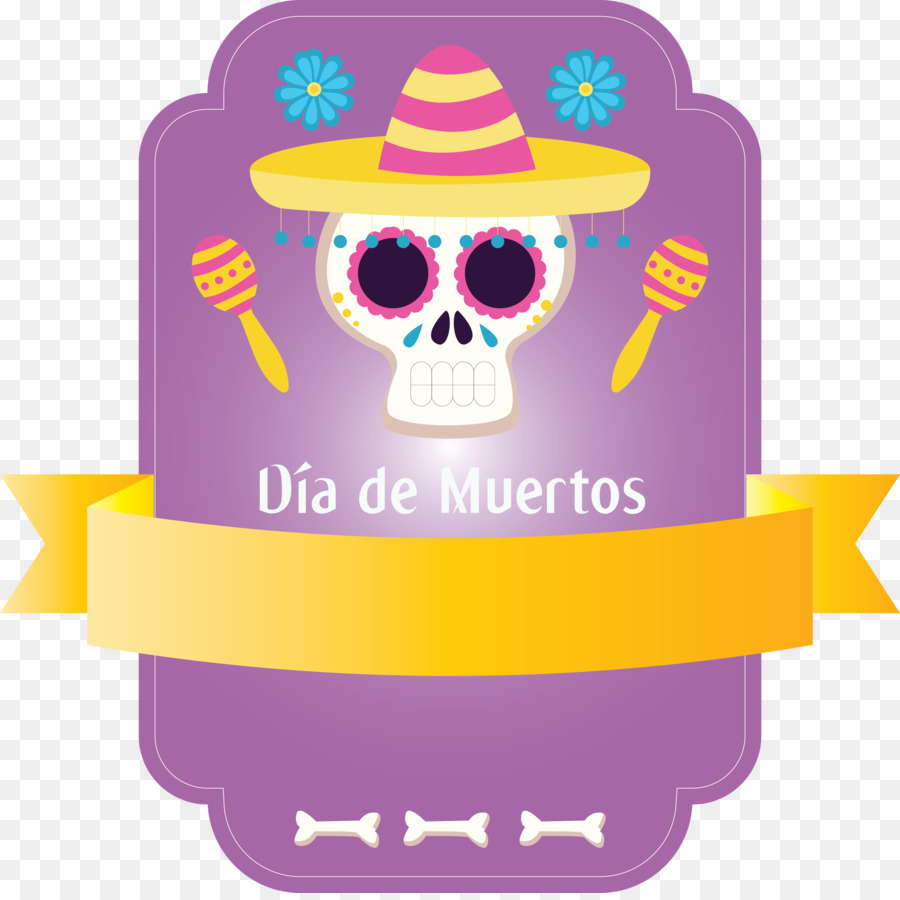 Día De Muertos，Cráneo PNG