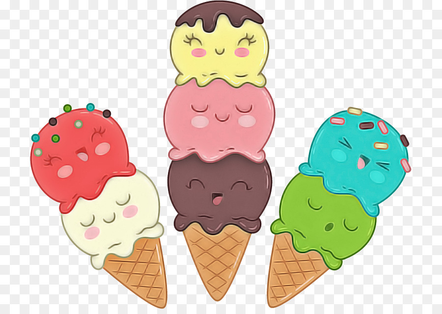 Conos De Helado，Postre PNG