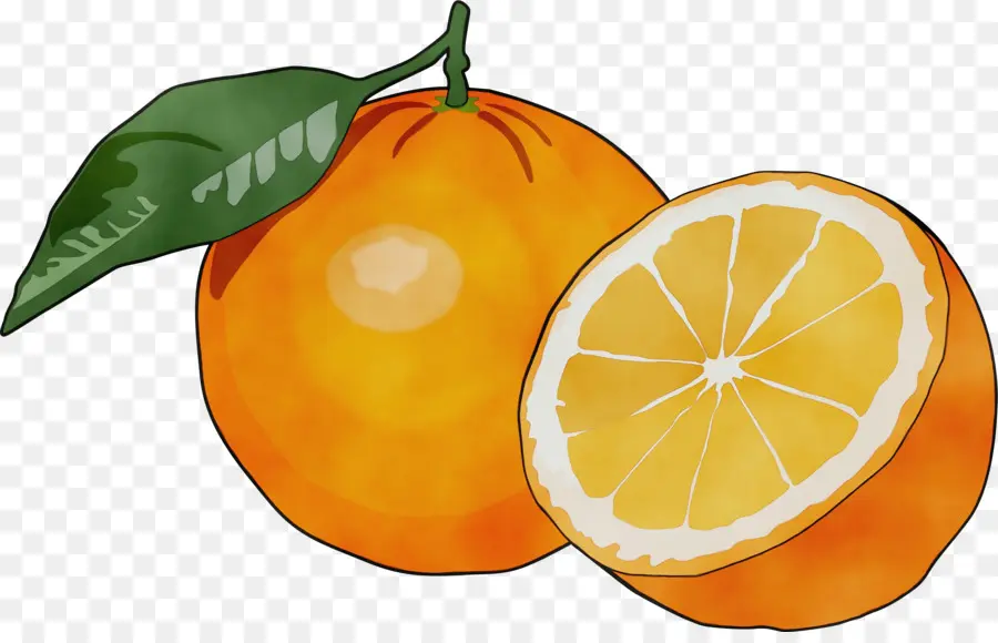 Mandarina，Limón PNG